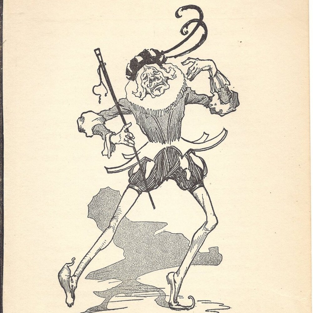 John R, Neill - 1915 The Scarecrow of OZ - Full Page Print #8